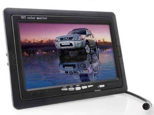 7&#034; tft lcd car reverse rearview monitor remote control for backup camera dvd