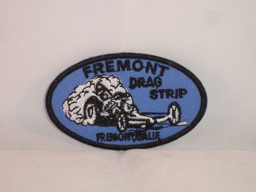 Fremont drag strip california racing patch embroidered applique oval dragrace