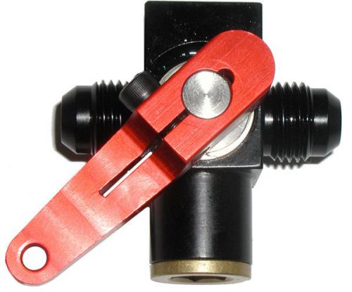New waterman fuel shut off valve,3 way,dash mount shutoff,-6an,sprint car,midget