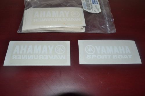 Yamaha decal tuning fork wave runner &amp; sport boat qty # 55