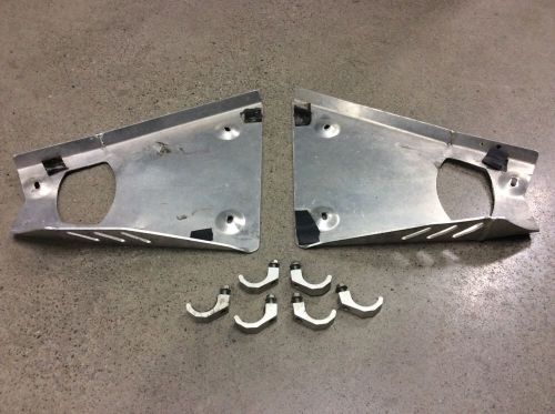 Oem set suzuki ltr 450 ltr450 a-arm contol aluminum guards 06-07-08-09 2006 2009