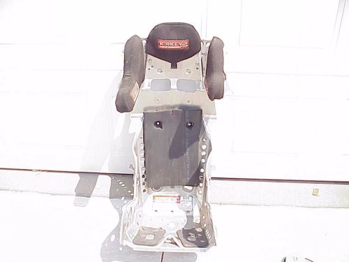 Kirkey 14" lightweight full containment aluminum seat &amp; halo woo ira sprint car