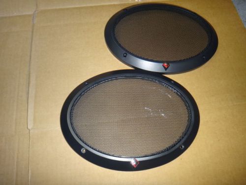 Rockford fosgate 6x9 speaker grills 1-pair 2 grills