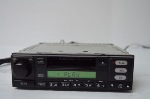 2000 2001 subaru legacy am/fm radio cassette player tested e37#002