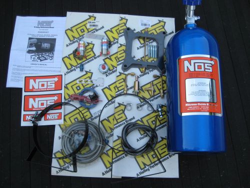 Nos/nitrous/zex/edelbrock/ holley 4150 squarebore nos powershot kit-125hp-new!