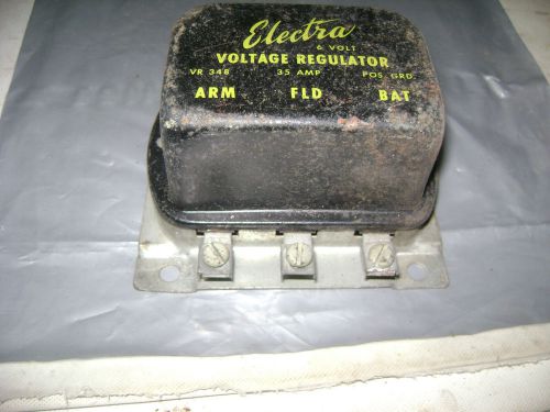 Vintage electra vr-348 6v 35amp positive ground regulator nos