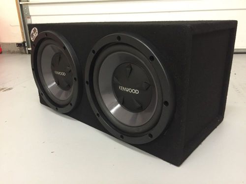 12" kenwood subwoofers w/ enclosure