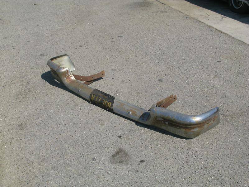 1958 ford front bumper no rust skyliner wagon sunliner fairlane ranchero 58