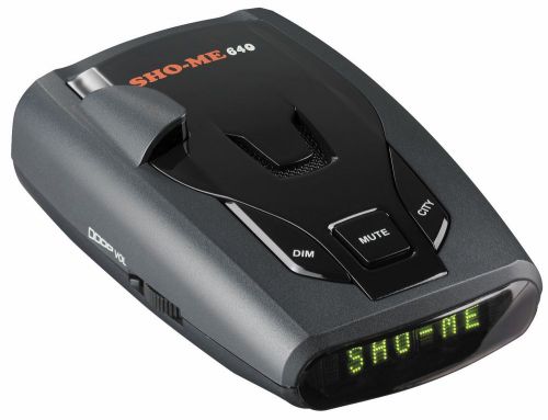 Sho-me 640 brand new premium radar/laser detector total protection 360º voice