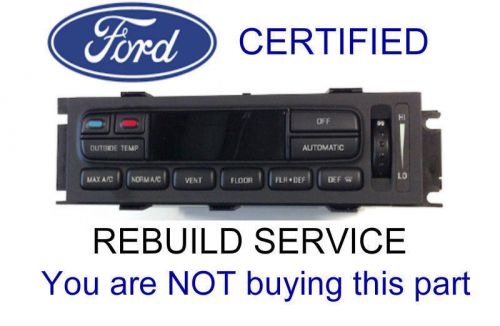 Ford mercury lincoln repair service ac heater atc climate control eatc hvac