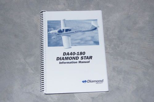 Diamond da40-180 information manual (poh)