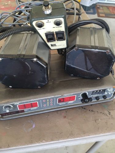 Vintage kustom signals hawk police radar gun unit dash with antenna &amp; remote