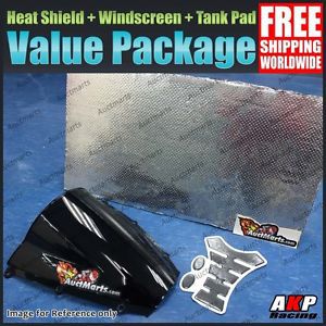 Auctmarts value package (1) heat shield (2) windscreen (3) tank pad gf