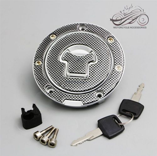 Carbon sticker fuel gas cap lock for honda cbr600rr cbr929rr cbr954rr cbr1000rr