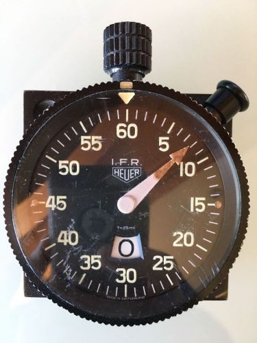 Vintage heuer i.f.r. 12 minute stopwatch - rare, collectable!