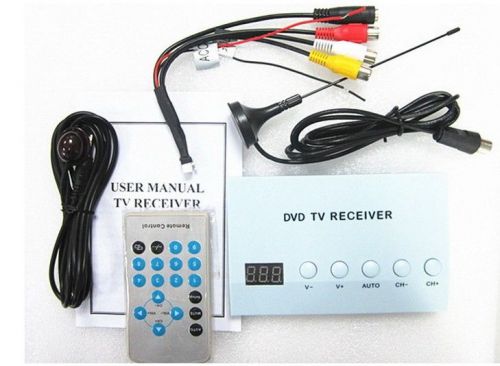 Freeview analog auto tv receiver analog tv tuner box for car mobile work to lcd