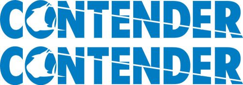 Contender boat decal sticker decal emblem graphic 24'' decal