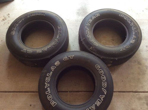 Goodyear polyglas g-70 raised letter tires