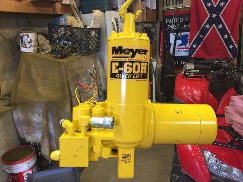 Meyer e 60 h pump power angle snow plow