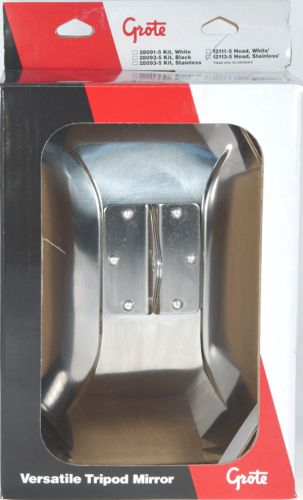 Gro12113-5 grote - stainless steel, retail pack below-eye-level truck  mirror