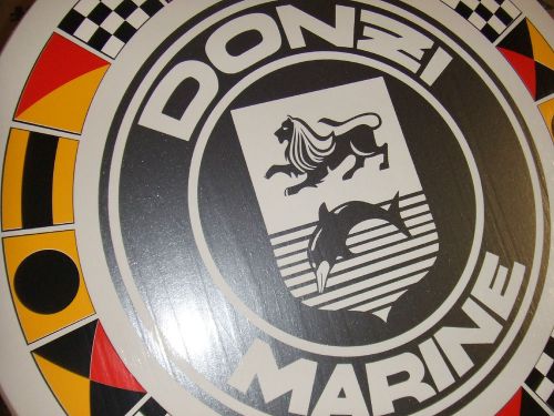 Donzi donzi donzi boat sign or clock collectible