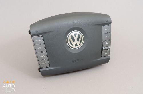 04-06 vw volkswagen phaeton steering wheel air bag airbag grey 3d0880201 oem