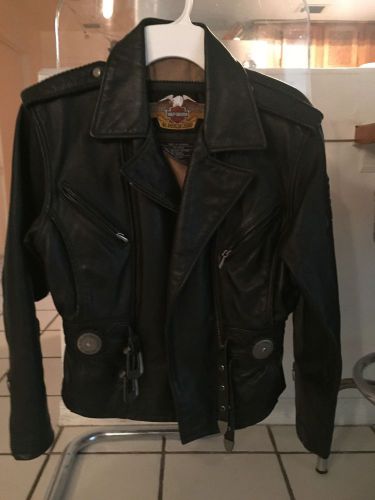 Harley davidson woman leather jacket s