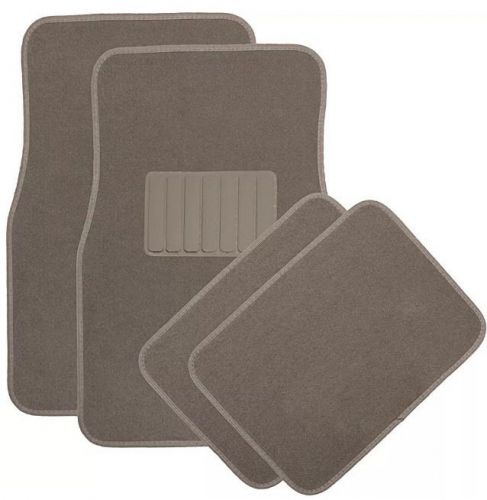 Suv auto floor mat for buick enclave 4pc heavy duty semi custom fit beige carpet