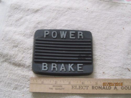 Nos 195os buick power brake pedal pad-part number 1168203