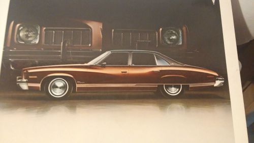 Dealer promo picture 1973 pontiac luxury lemans 4-door colonnade hardtop