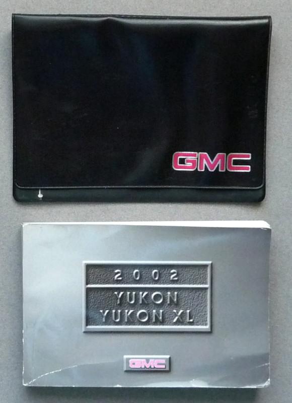 2002 gmc yukon and yukon xl suv truck owners manual