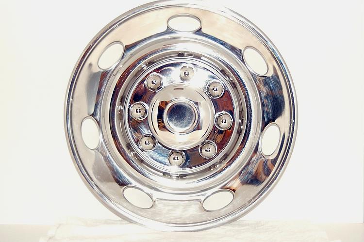 Set of (4) pheonix nst06 16" bolt-on wheel simulators , camper, trailer, 