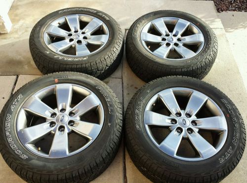 20&#034; ford f150 factory oem wheels rims &amp; tires fx2 fx4 expedition 18