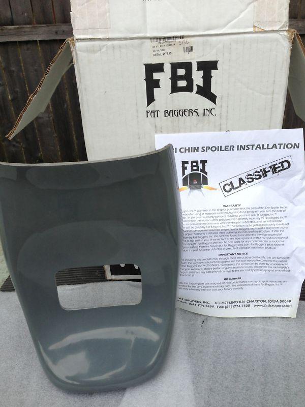 Fat baggers inc fbi chin spoiler fairing 09-14 harley street road electra glide