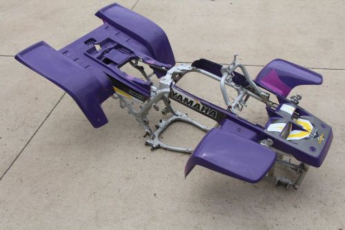 1987-2006 yamaha banshee full fenders front &amp; rear plastic uncut oem purple h-44