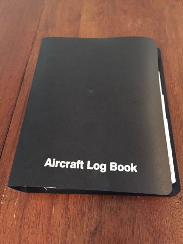 Aircraft log book. flight log - ad/sb compliance  record - inspection record