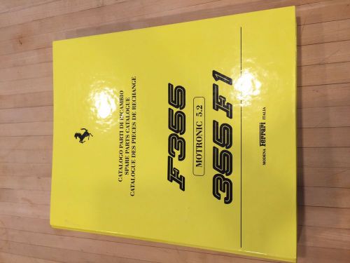 Ferrari f355 /355f1 factory parts catalog '97