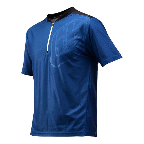 Troy lee designs skyline race mens bicycle jersey dirty blue/black
