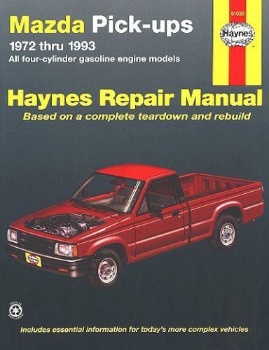 Mazda pickup truck repair manual 1972-1993