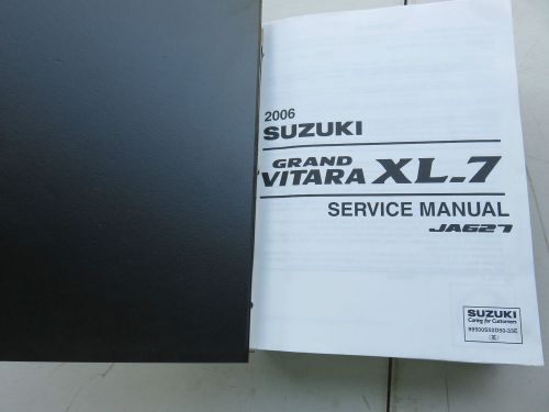2006 suzuki grand vitara xl-7 ja627 oem service repair workshop manual binder