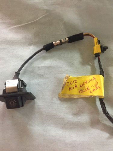 2012 kia optima back up cam