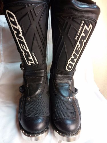 New! o&#039;neal racing element motocross motorcycle atv track trail boots size 12