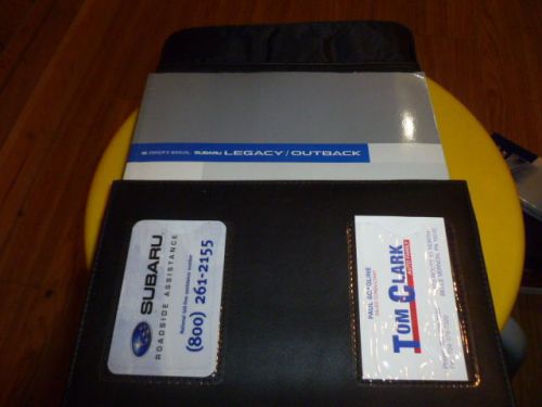 Subaru legacy outback  owners manual handbook pack 2004-2009 .