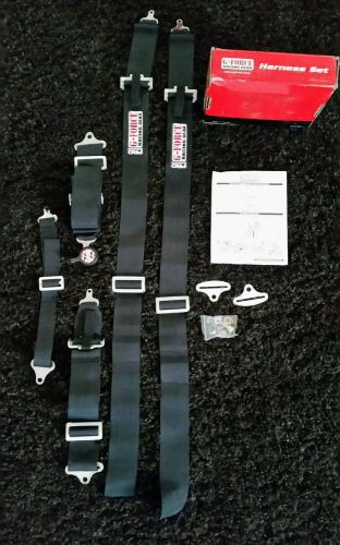 G-force harness racing gear 5 point black 3&#034;