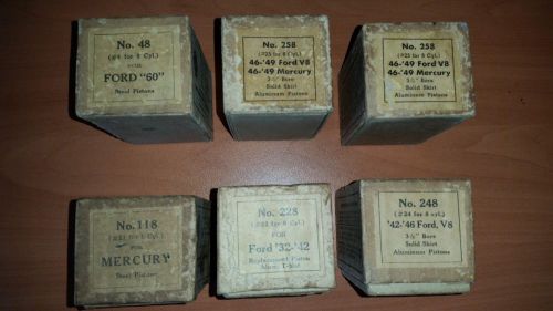 6 boxes antique ford thexton piston expanders &amp; mercury thexton piston expanders