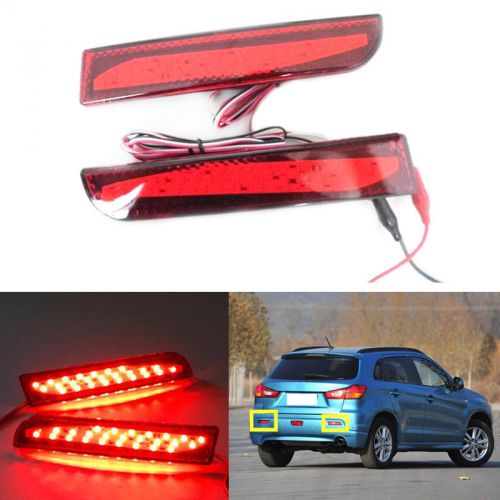 For mitsubishi lancer-ex 09-16 side marker tail bumper lamps tail fog lamps 2pcs
