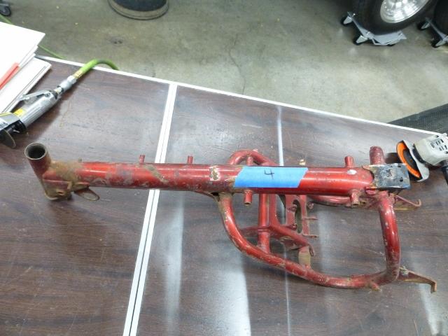 Honda z 50 silver tag  frame 