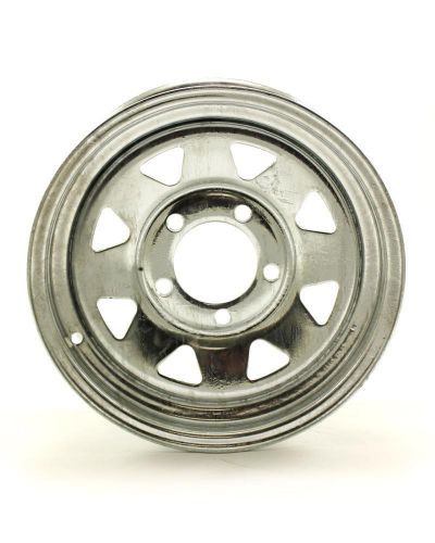 13x4.5 5-lug on 4.5" galvanized spoke trailer wheel-ws304