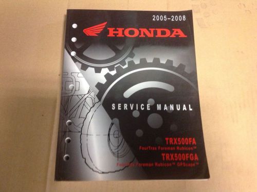 Used honda service manual 2005-2008 trx500fa/trx500fga (trx500-003)