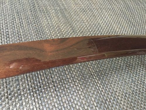 Bmw e90 decorative right front door strip burr walnut p/n 51419179966